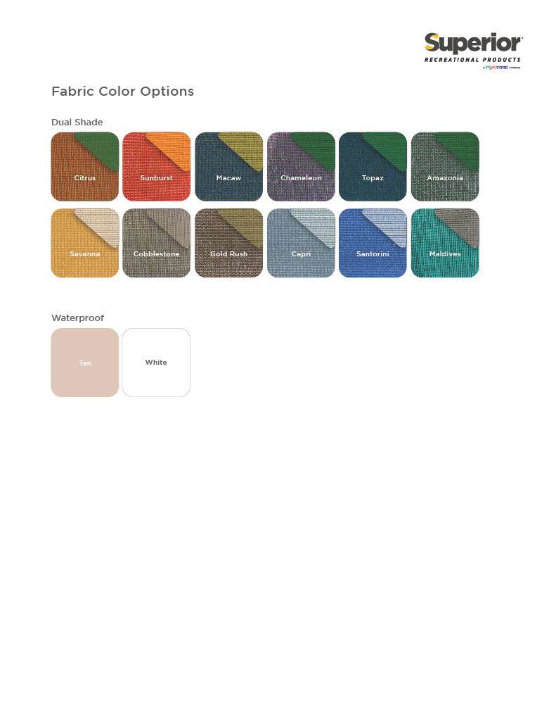 10 x 10 Square Shade With Glide Elbow - Image 4