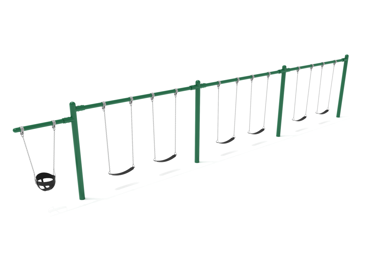 3 Bay Single Post With Cantilever Arm - Image 2