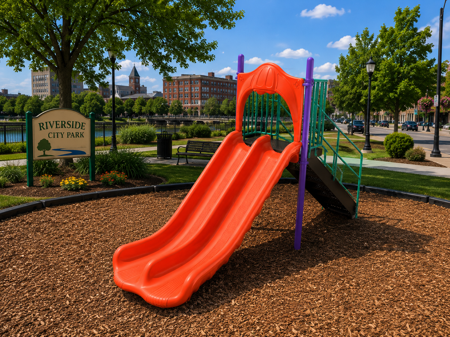 Sale - 5 Foot Double Straight Slide - Surplus