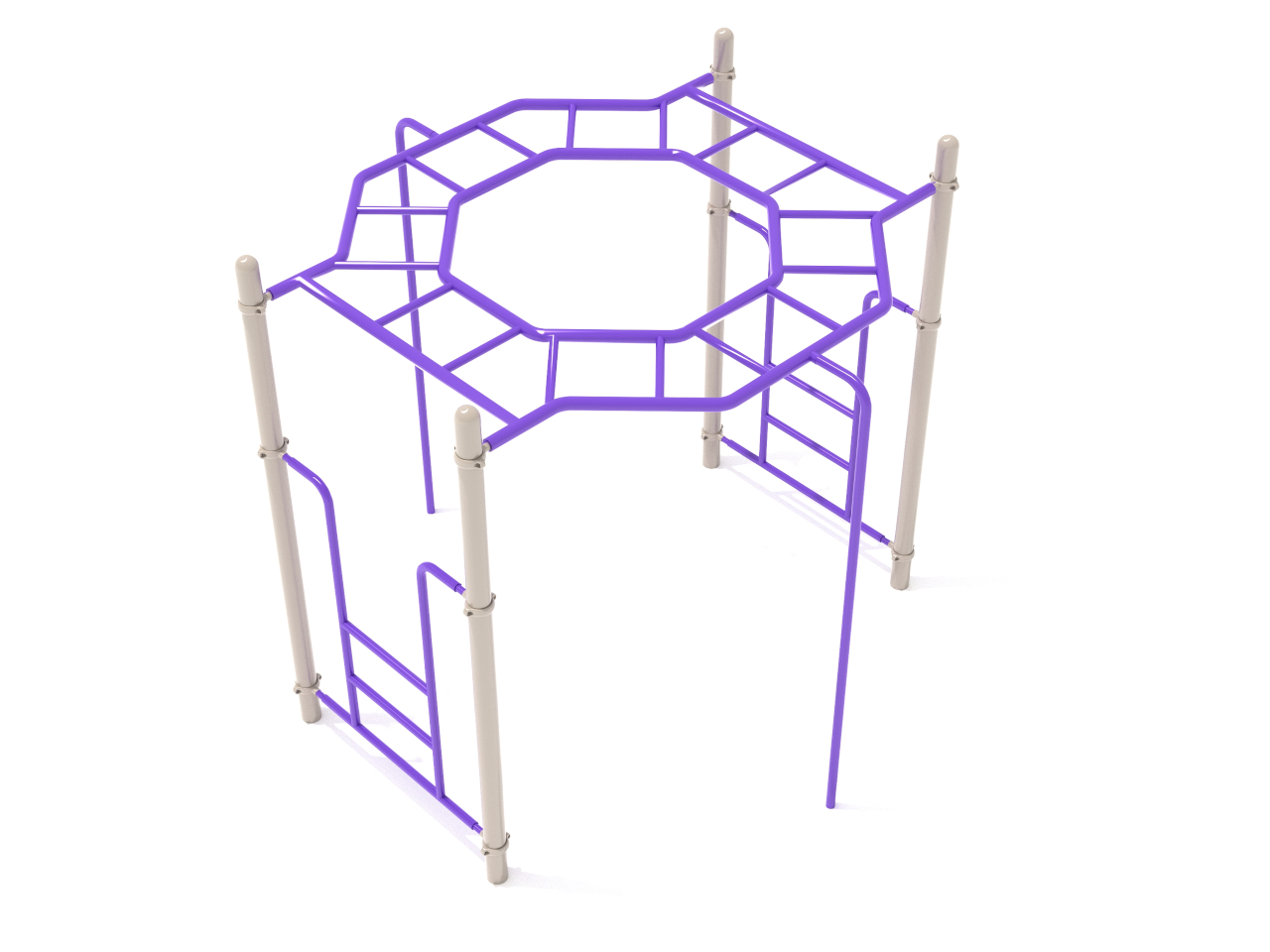 Octagon Rung Horizontal Ladder